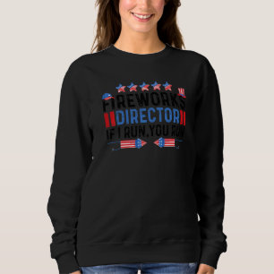 Amerikanische Unabhängigkeitstag 4 Juli Feuerwerk  Sweatshirt