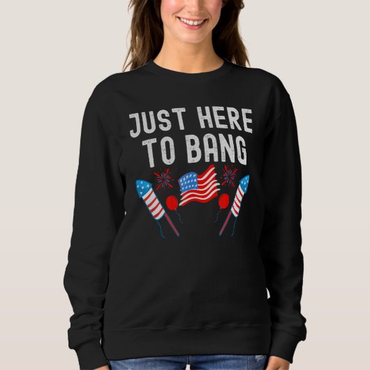 Amerikanische Unabhängigkeitstag 4. Juli Ich bin g Sweatshirt (Vorderseite)