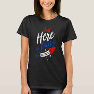 Amerikanische Unabhängigkeitstag 4. Juli nur hier, T-Shirt
