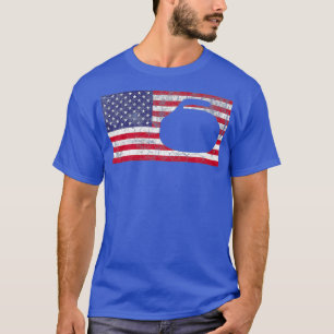 Amerikanische Unabhängigkeitstag 4th American Flag T-Shirt