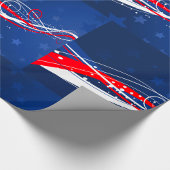 Amerikanische Unabhängigkeitstag Abstrakt Geschenkpapier