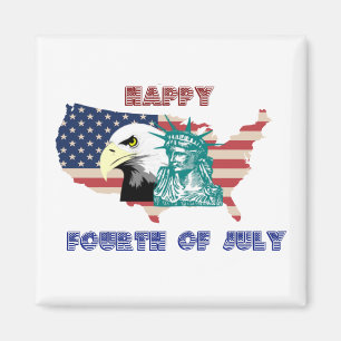 Amerikanische Unabhängigkeitstag American Freedom  Magnet