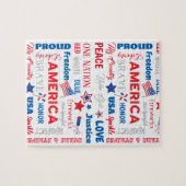 Amerikanische Unabhängigkeitstag Amerika Personali Puzzle (Horizontal)
