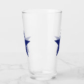 Amerikanische Unabhängigkeitstag blauer patriotisc Glas (Links)
