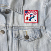 Amerikanische Unabhängigkeitstag Button (Beispiel)