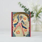 Amerikanische Unabhängigkeitstag Celebration - Unc Karte (Stehend Vorderseite)