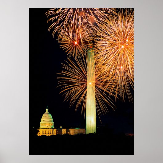 Amerikanische Unabhängigkeitstag, Firework Display Poster (Vorne)
