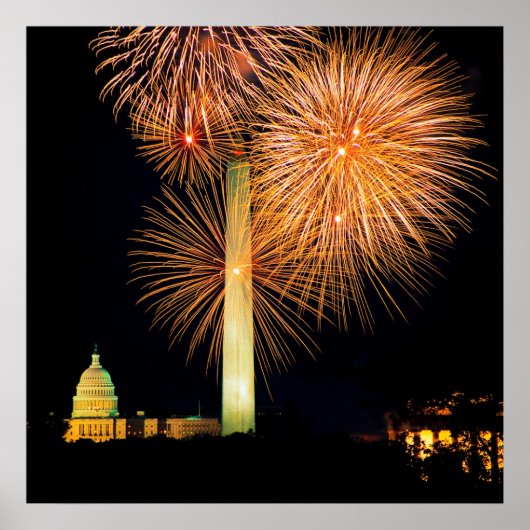 Amerikanische Unabhängigkeitstag, Firework Display Poster (Vorne)