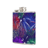 Amerikanische Unabhängigkeitstag Fireworks Flachmann (Links)