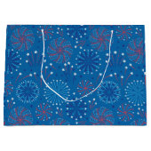 Amerikanische Unabhängigkeitstag Fireworks Große Geschenktüte (Vorderseite)