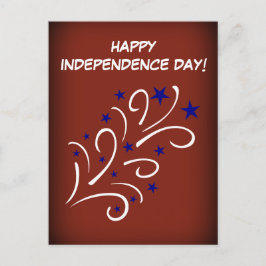 Amerikanische Unabhängigkeitstag Fireworks Postkarte