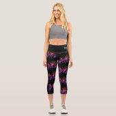 Amerikanische Unabhängigkeitstag Fireworks Zitat C Capri Leggings (Vorderseite)