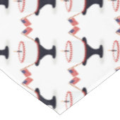 Amerikanische Unabhängigkeitstag Geburtstagskuchen Tischdecke (Schrägansicht)