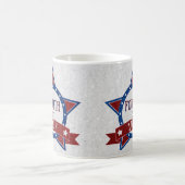 Amerikanische Unabhängigkeitstag Glitzer Kaffeetasse (Mittel)