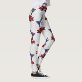 Amerikanische Unabhängigkeitstag Glitzer Leggings (Rechts)