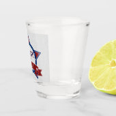 Amerikanische Unabhängigkeitstag Glitzer Schnapsglas (Rechts)
