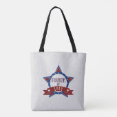 Amerikanische Unabhängigkeitstag Glitzer Tasche (Rückseite)