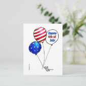 Amerikanische Unabhängigkeitstag - Habe einen Tag  Postkarte (Stehend Vorderseite)