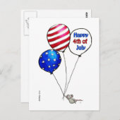 Amerikanische Unabhängigkeitstag - Habe einen Tag  Postkarte (Vorne/Hinten)