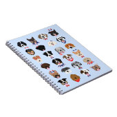 Amerikanische Unabhängigkeitstag-Hundeszenen Notizblock (Rechte Seite)