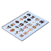 Amerikanische Unabhängigkeitstag-Hundeszenen Notizblock (Linke Seite)