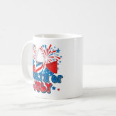 AMERIKANISCHE UNABHÄNGIGKEITSTAG KAFFEETASSE (Vorderseite Links)