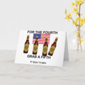 Amerikanische Unabhängigkeitstag Karte (Gelbe Blume)