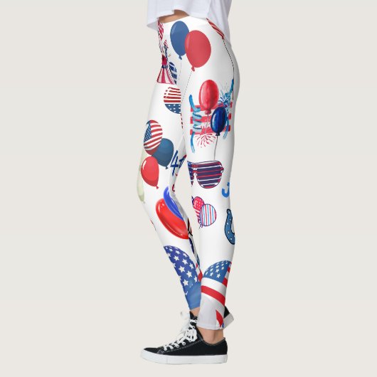 Amerikanische Unabhängigkeitstag Leggings (Links)