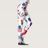Amerikanische Unabhängigkeitstag Leggings (Rechts)