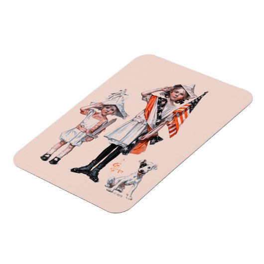 Amerikanische Unabhängigkeitstag Magnet (Linke Seite)