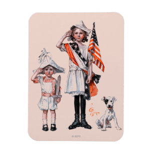 Amerikanische Unabhängigkeitstag Magnet
