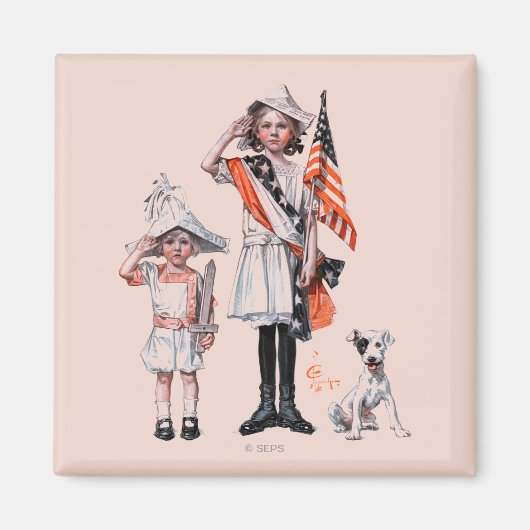 Amerikanische Unabhängigkeitstag Magnet (Vorne)