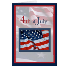 Amerikanische Unabhängigkeitstag mit Flaggenkarte