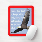 Amerikanische Unabhängigkeitstag Mousepad (Mit Mouse)