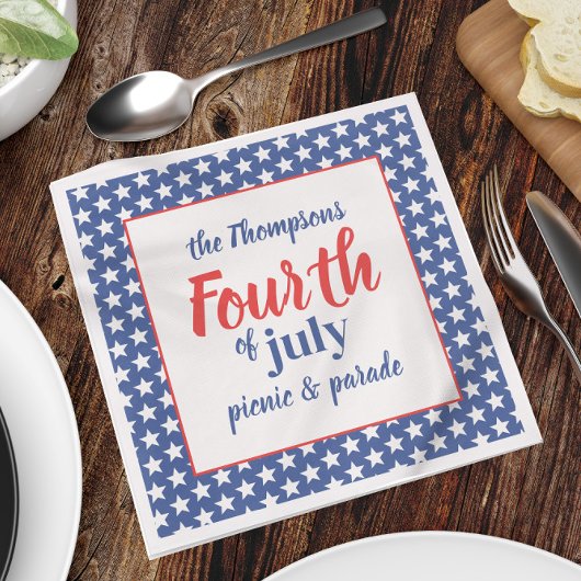 Amerikanische Unabhängigkeitstag Niedlich Summer C Serviette