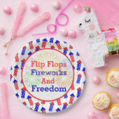 Amerikanische Unabhängigkeitstag Pappteller (Party)