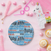 Amerikanische Unabhängigkeitstag Pappteller (Party)