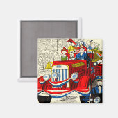 Amerikanische Unabhängigkeitstag Parade Magnet (Vorderseite/Rückseite)