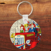 Amerikanische Unabhängigkeitstag Parade Schlüsselanhänger (Vorderseite)