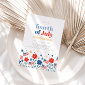 Amerikanische Unabhängigkeitstag Party Einladung