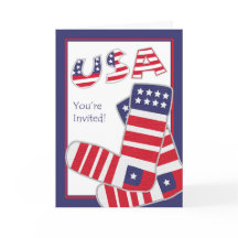 Amerikanische Unabhängigkeitstag Party Einladung, 