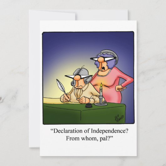 Amerikanische Unabhängigkeitstag-Party Einladungen (Vorderseite)