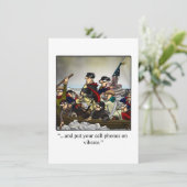 Amerikanische Unabhängigkeitstag-Party Einladungen (Stehend Vorderseite)