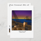 Amerikanische Unabhängigkeitstag-Party Einladungen (Vorne/Hinten)