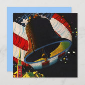Amerikanische Unabhängigkeitstag Party Liberty Bel Einladung (Vorne/Hinten)
