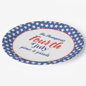 Amerikanische Unabhängigkeitstag Party Pappteller (Schrägansicht)