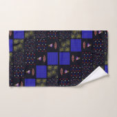 Amerikanische Unabhängigkeitstag Patchwork Pattern Badhandtuch Set (Handtuch)