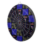 Amerikanische Unabhängigkeitstag Patchwork Pattern Dartscheibe (Vorderseite rechts)