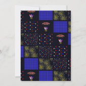 Amerikanische Unabhängigkeitstag Patchwork Pattern Einladung (Vorderseite)
