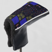 Amerikanische Unabhängigkeitstag Patchwork Pattern Golf Headcover (3/4 Vorderseite)